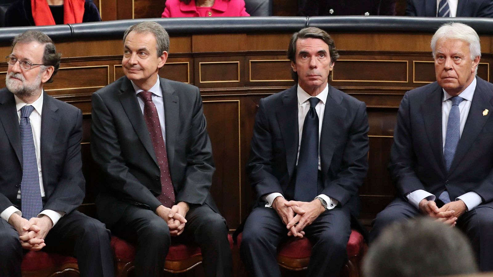 Dos reyes, una heredera y cinco presidentes para conmemorar los 40 años de la Constitución | Ver