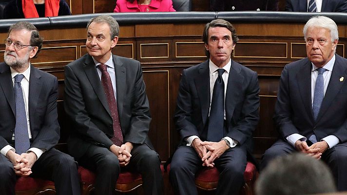 Telediario 1 - Dos reyes, una heredera y cinco presidentes para conmemorar los 40 años de la Constitución