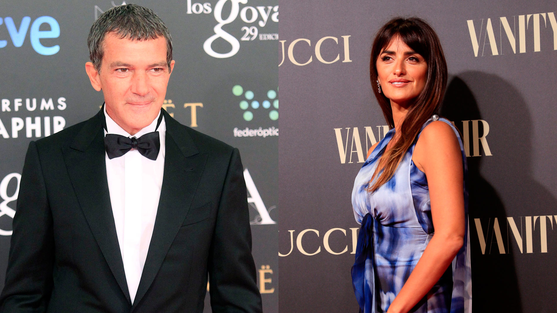 Antonio Banderas y Penelope Cruz nominados a los Globos de Oro