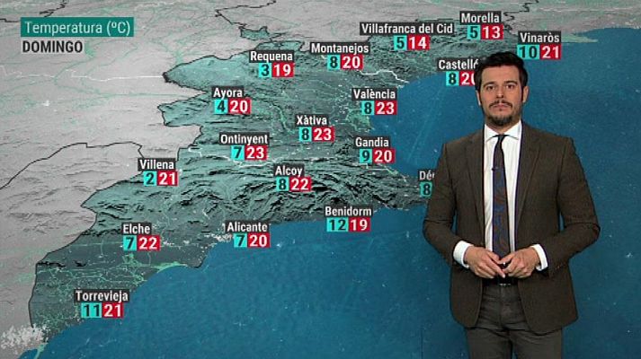 L'informatiu - Comunitat Valenciana - El tiempo en la Comunidad Valenciana - 07/12/18