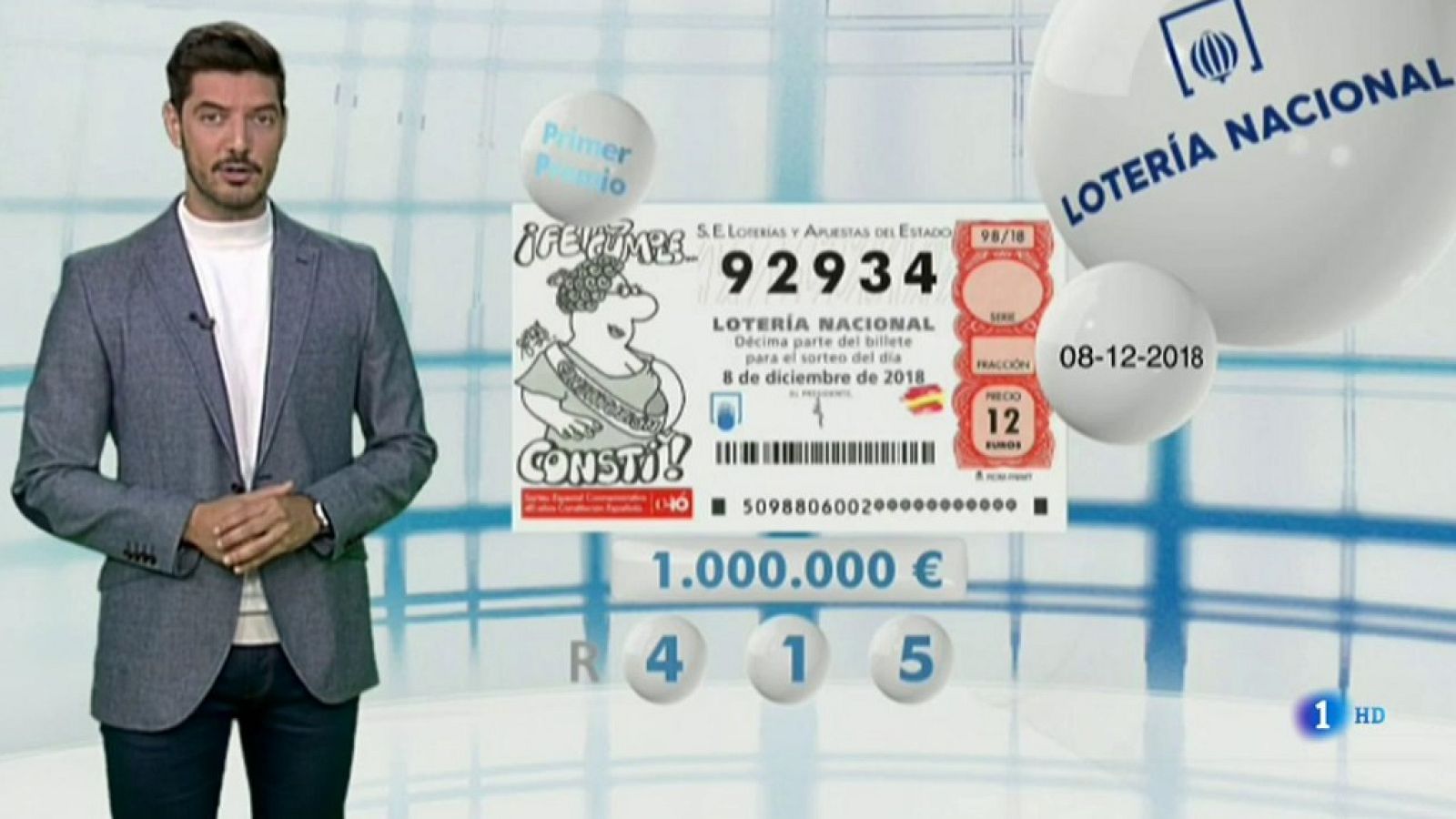 Lotería Nacional - 08/12/18 - ver ahora