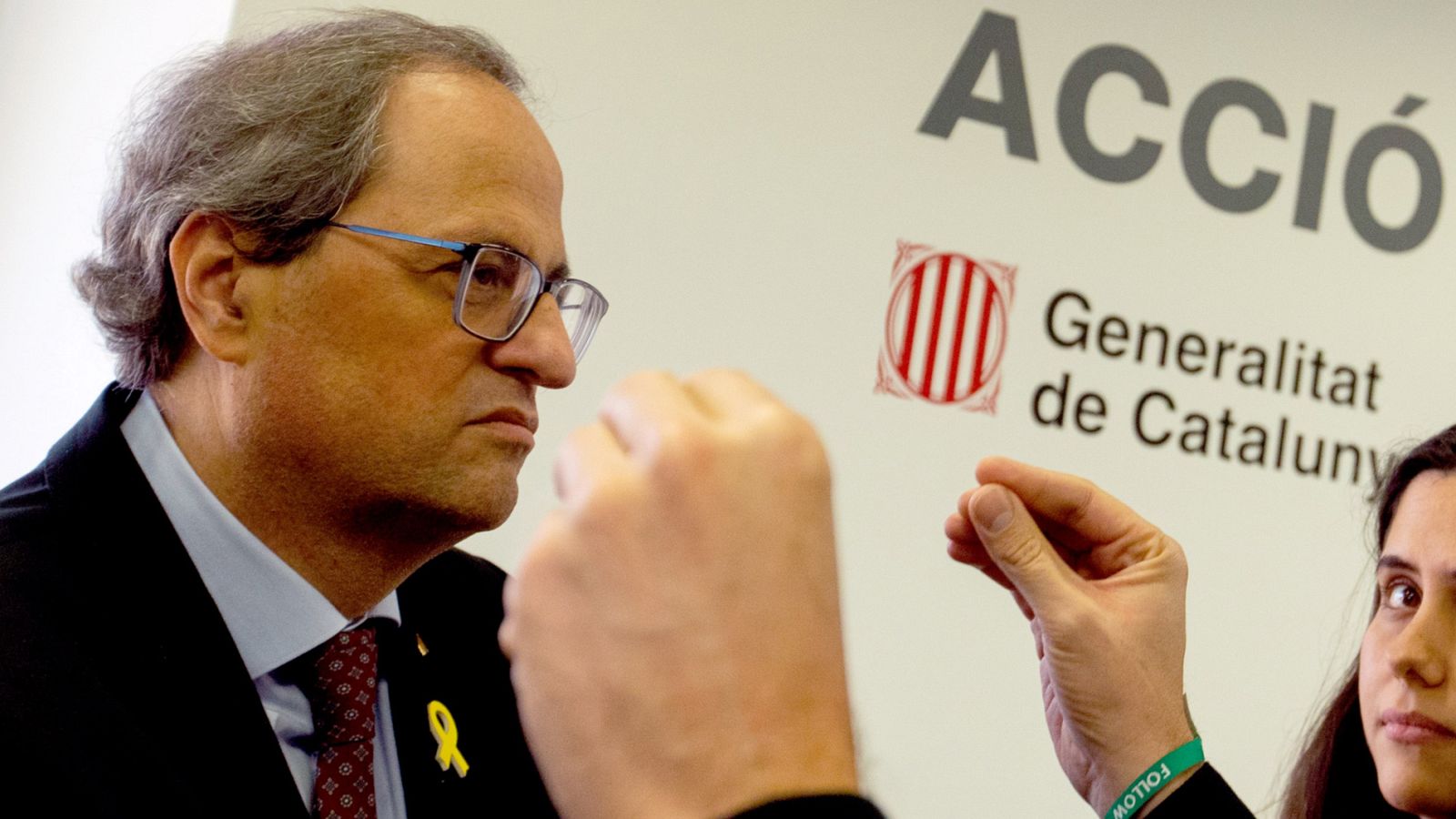 PSOE, PP y Ciudadanos critican las palabras de Torra, que puso a Eslovania como ejemplo para la independencia de Cataluña