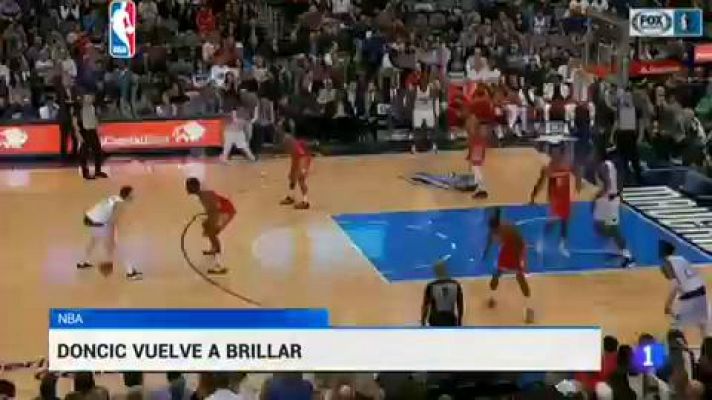 Telediario 1 - NBA: Doncic hace él solo un parcial de 11-0 para dar la victoria a los Mavericks