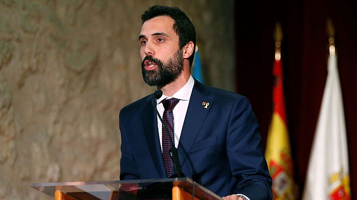 Telediario 1 - ERC y el PdeCAT rechazan la vía eslovena que defiende Torra