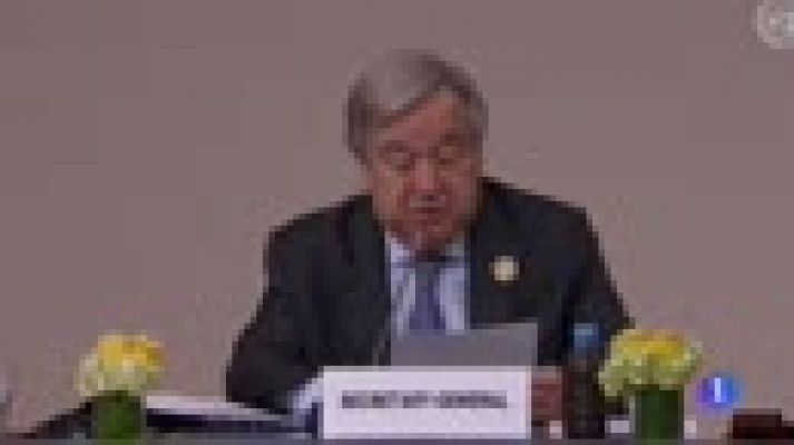 Telediario 1 - La mayoría de miembros de la ONU adopta el Pacto Mundial para la Migración