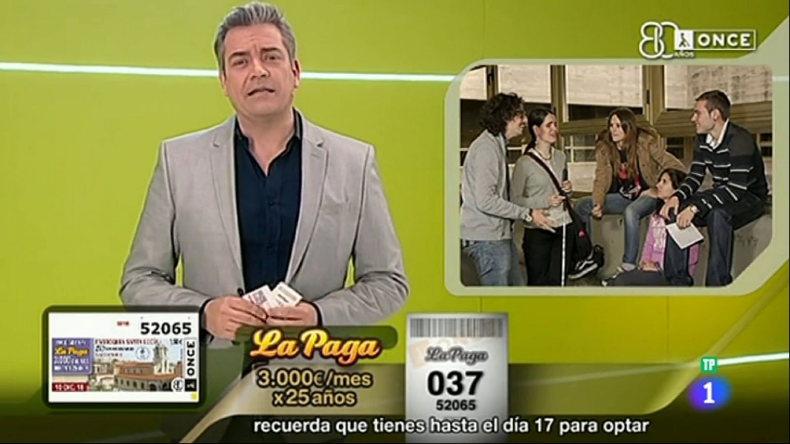 Sorteo Once 10 12 18 Rtve Es