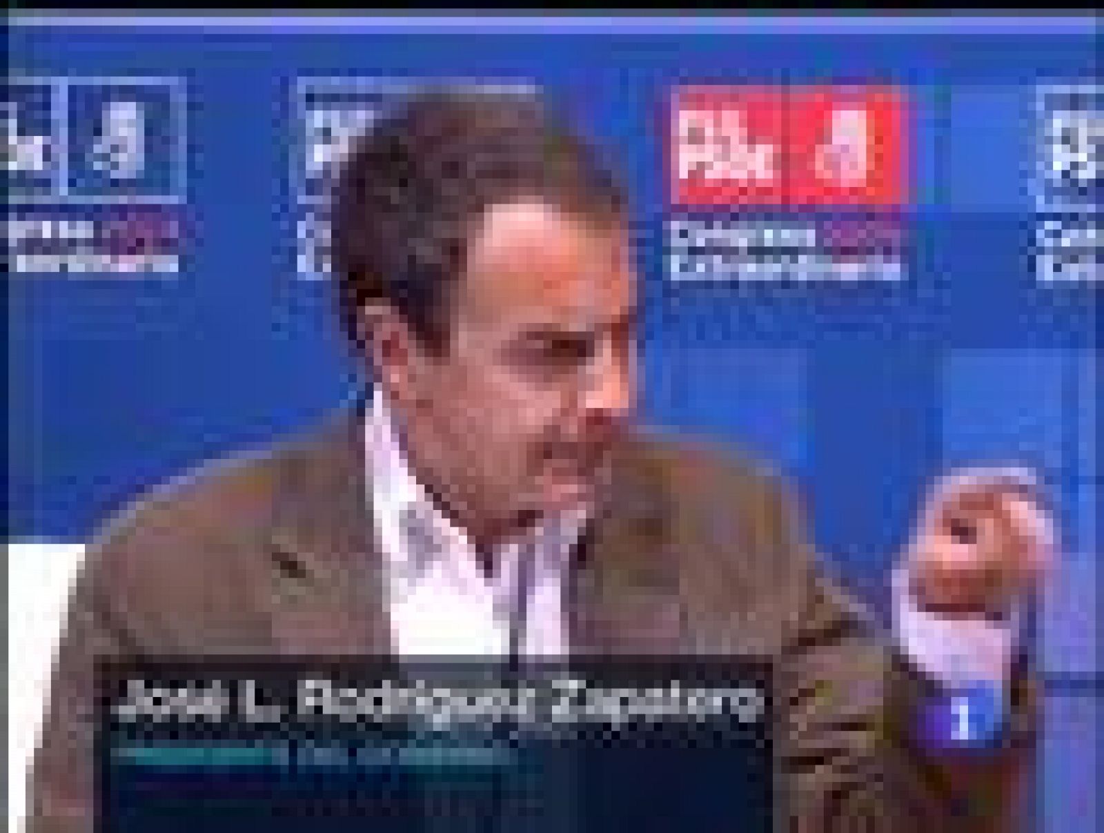 Zapatero ha garantizado que no habrá recortes en las partidas para gasto en materia social.