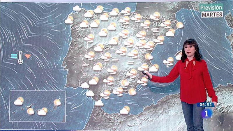 Hoy habrá nubes en el oeste peninsular y lluvias en Galicia, Asturias y Andalucía