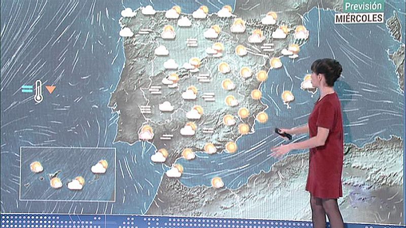 Un nuevo frente atlántico deja lluvias y descenso en las temperaturas 