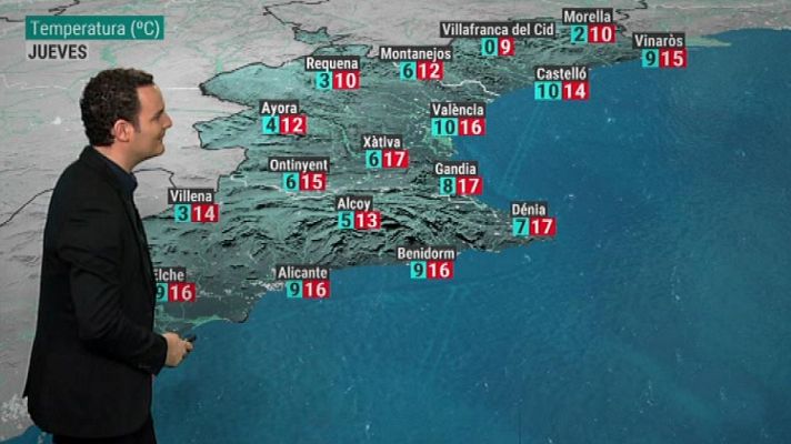 El tiempo en la Comunidad Valenciana - 12/12/18