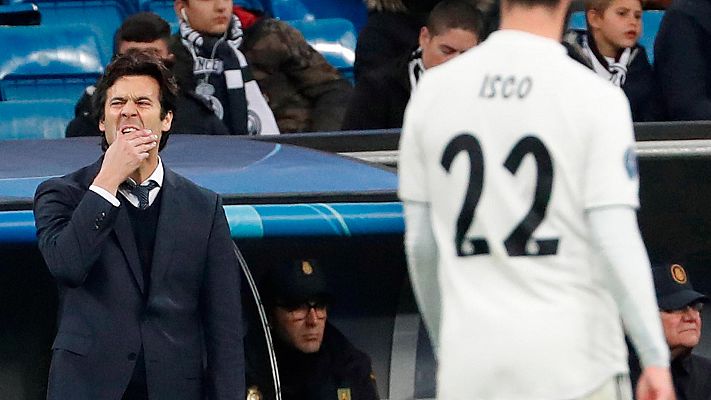 Solari, sobre Isco: "La afición se expresa porque no le gusta el resultado "