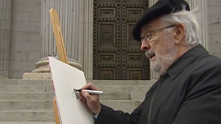 Telediario 1 - 'La Constitución' de Forges se reedita con motivo del 40 aniversario de la Carta Magna