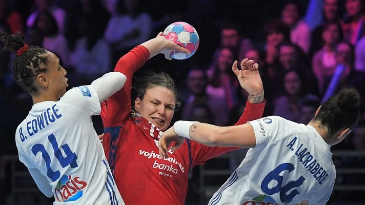 Balonmano - Campeonato de Europa Femenino: Serbia - Francia