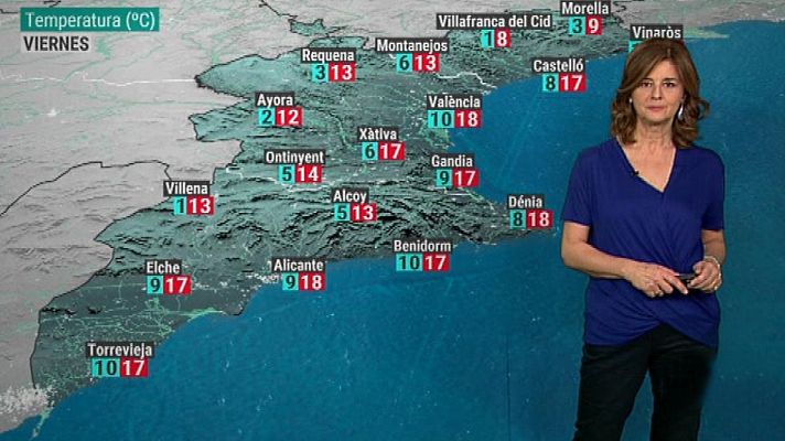 L'informatiu - Comunitat Valenciana - El tiempo en la Comunidad Valenciana - 13/12/18