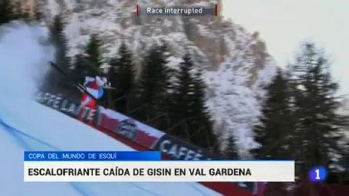 Grave accidente del esquiador Marc Gisin en Val Gardena