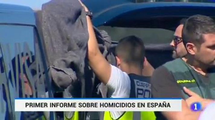 Telediario 1 - Hombre, joven y español... es el perfil del homicida más común en nuestro país