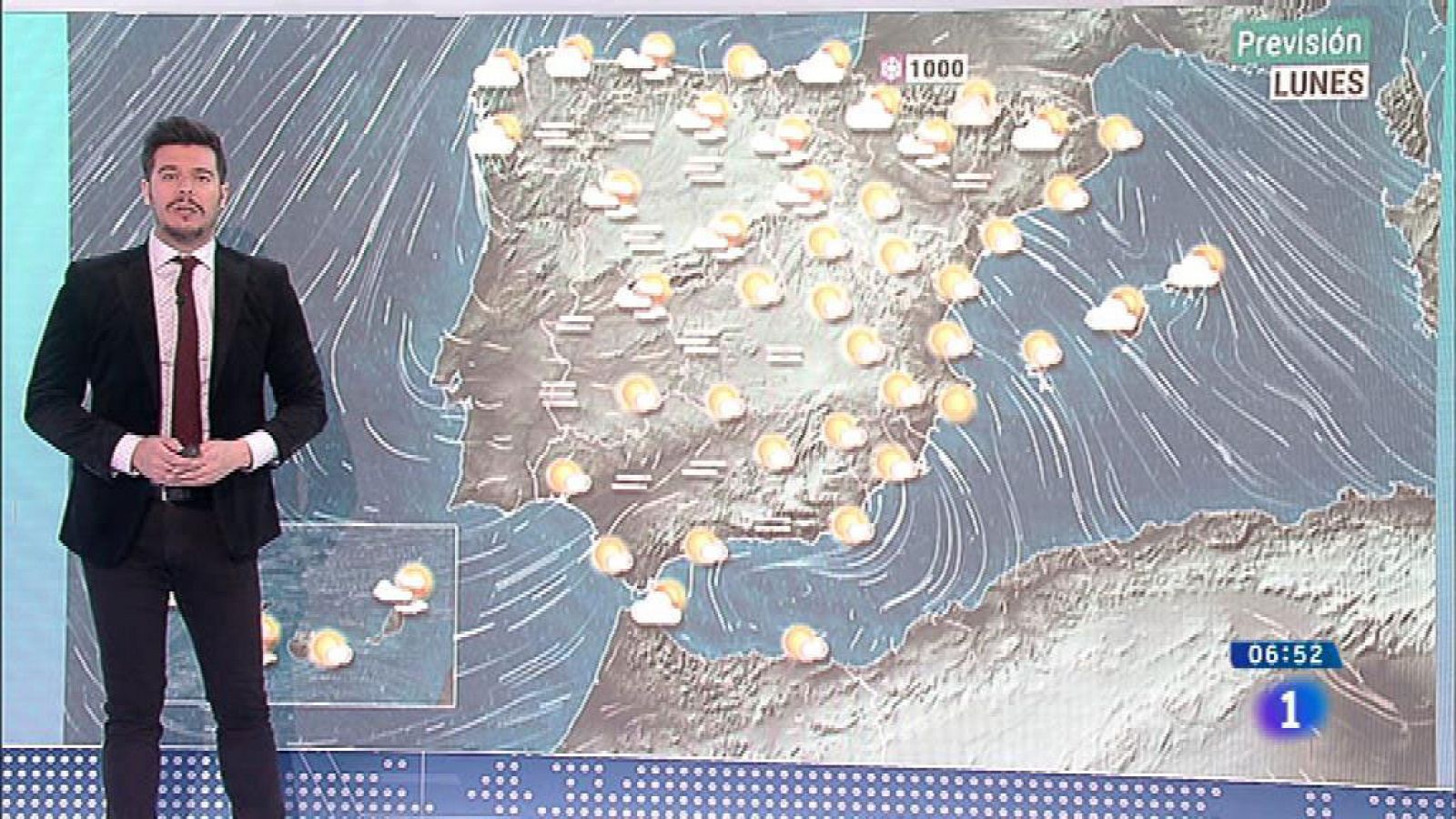 El Tiempo: Hoy bajan los termómetros menos en el extremo noroeste y en Canarias