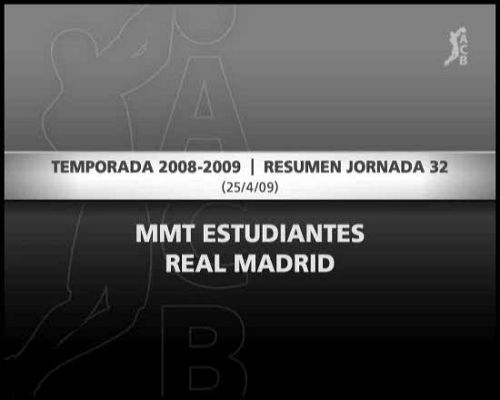 Baloncesto en RTVE - MMT Estudiantes 71-63 Real Madrid