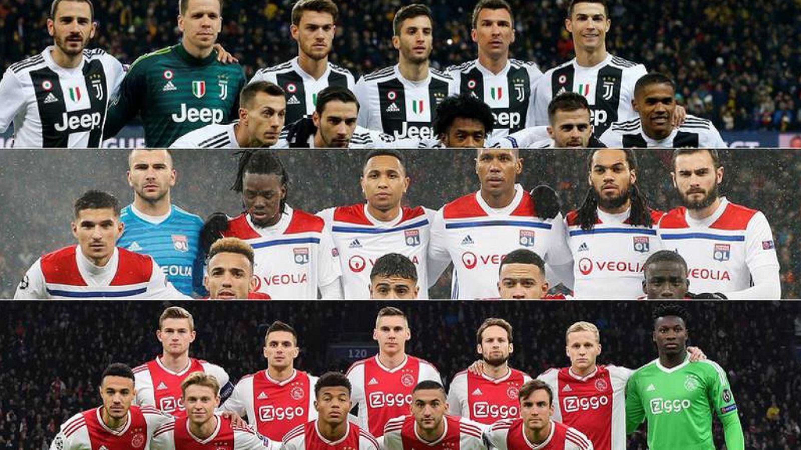 Champions | La 'Juve' de Cristiano, el vertiginoso Lyon y la vuelta de Huntelaar al Bernabéu | Ver