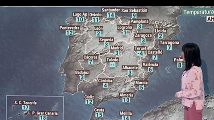 El tiempo - Viento fuerte y lluvias en Galicia y nevadas en la cordillera cantábrica
