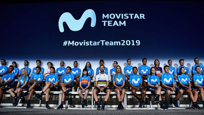 Telediario 1 - El Movistar presenta a sus equipos de cara al 2019