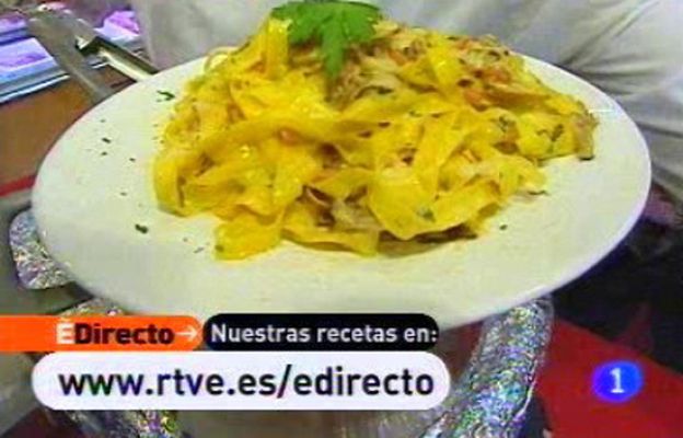 RTVE Cocina - Tallarines con mortadela de Bolonia