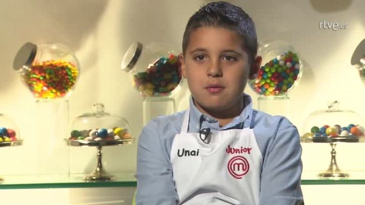 MasterChef Junior - Unai, su color favorito es el azul