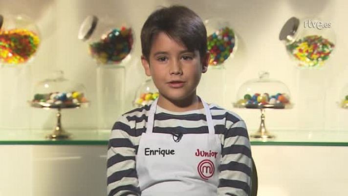 MasterChef Junior - Enrique, le encanta leer y hacer karate