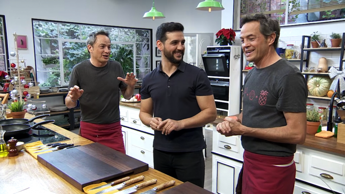 Torres en la cocina - Champiñones rellenos y pollo a la pera