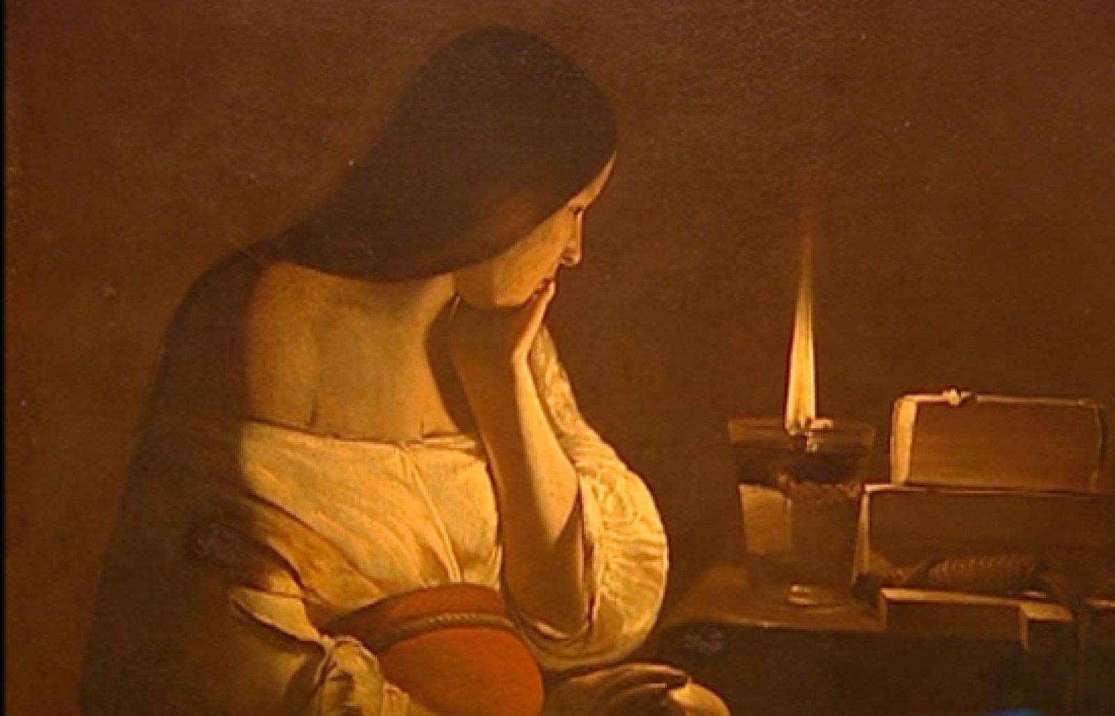 Cada cierto tiempo una obra maestra visitará por una temporada el Museo. La primera invitada es la Magdalena Penitente, de Georges de La Tour. Ha llegado hasta Madrid desde el Museo del Louvre.