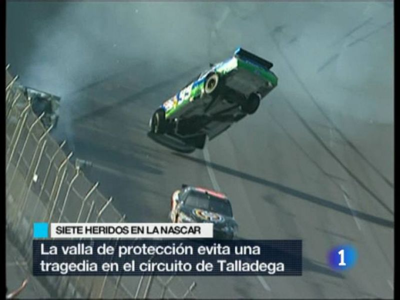 Acidente con heridos en la Nascar