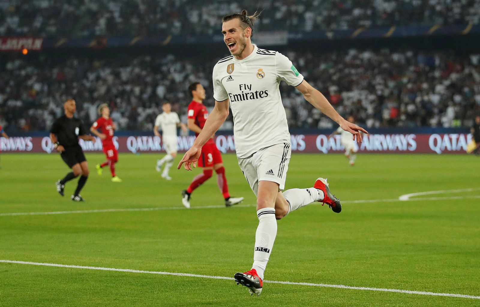 El recital de Gareth Bale se completó con su tercer tanto al Kashima Antlers, marcado tras un pase de Marcelo.