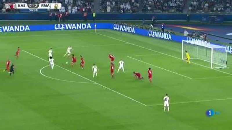 El recital de Gareth Bale se completó con su tercer tanto al Kashima Antlers, marcado tras un pase de Marcelo.