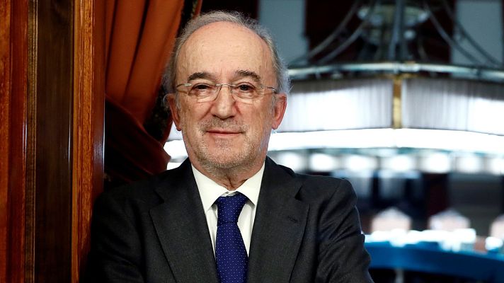 Telediario 1 - Santiago Muñoz Machado: "El Gobierno es consciente de que la RAE es una cuestión de Estado"