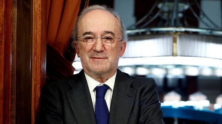 Telediario 1 - Santiago Muñoz Machado: "El Gobierno es consciente de que la RAE es una cuestión de Estado"