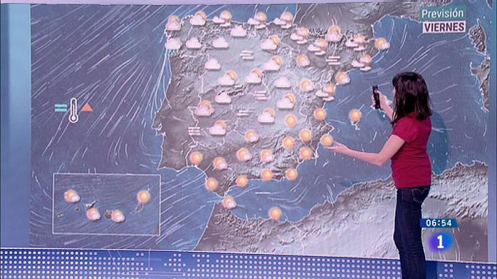 El tiempo - Tiempo estable hoy en casi todo país, salvo lluvias en noroeste peninsular