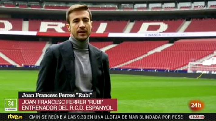Telediario 1 - El Atlético rendirá homenaje a Gabi antes del duelo contra el Espanyol