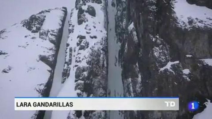 Telediario 1 - Aymar Navarro, único español en el circuito internacional de 'Free Ride'