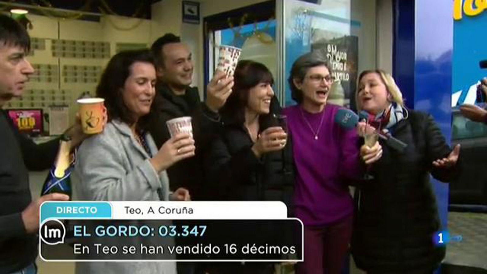 La mañana - Teo (A Coruña), agraciada con El Gordo (3.347) | RTVE