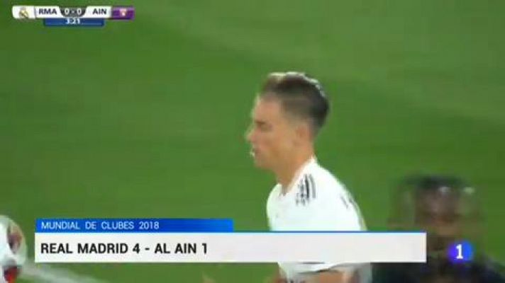 Telediario 1 - El Real Madrid se proclama campeón del mundo por tercer año seguido