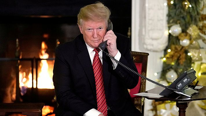 Trump, a una niña de 7 años: "¿Todavía crees en Papá Noel?"