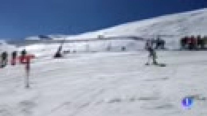 Telediario 1 - María y Audrey esquían sin barreras