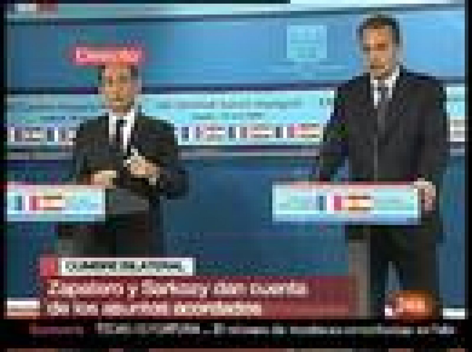 Sin programa: Zapatero y Sarkozy se reúnen | RTVE Play