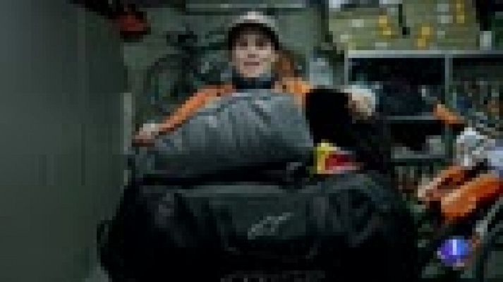 Telediario 1 - ¿Qué lleva Laia Sanz en su mochila para el Dakar 2019?