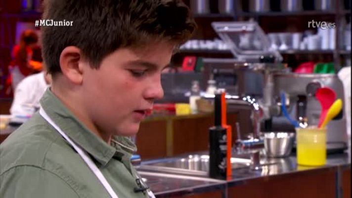 MasterChef Junior - Jaime se frustra en el primer cocinado
