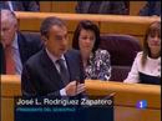 Zapatero en el Senado