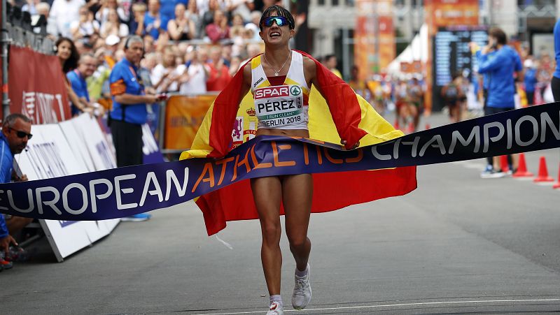 Uno de los grandes hitos deportivos del 2018 fue el oro de María Pérez en los 20 kilómetros marcha en los Campeonatos de Europa de Atletismo que se disputaron en Berlín.
