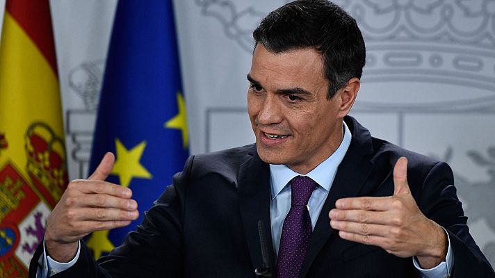 Telediario 1 - El Gobierno insta a Torra al diálogo dentro de la Constitución