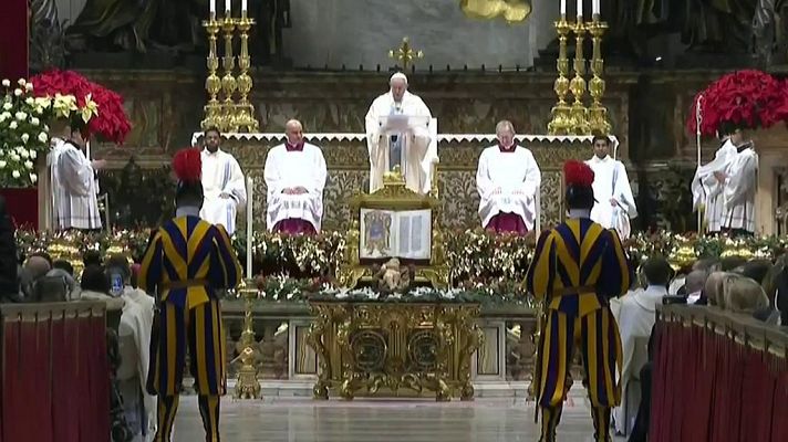 Misa de Año Nuevo desde el Vaticano (Roma)