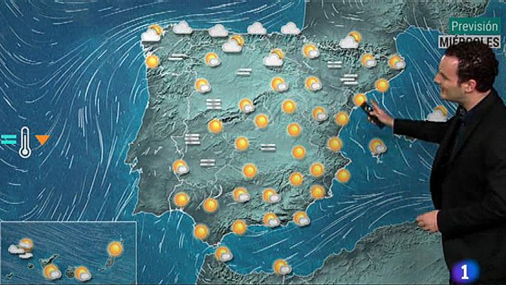 Nieblas en el norte y rachas fuertes de viento